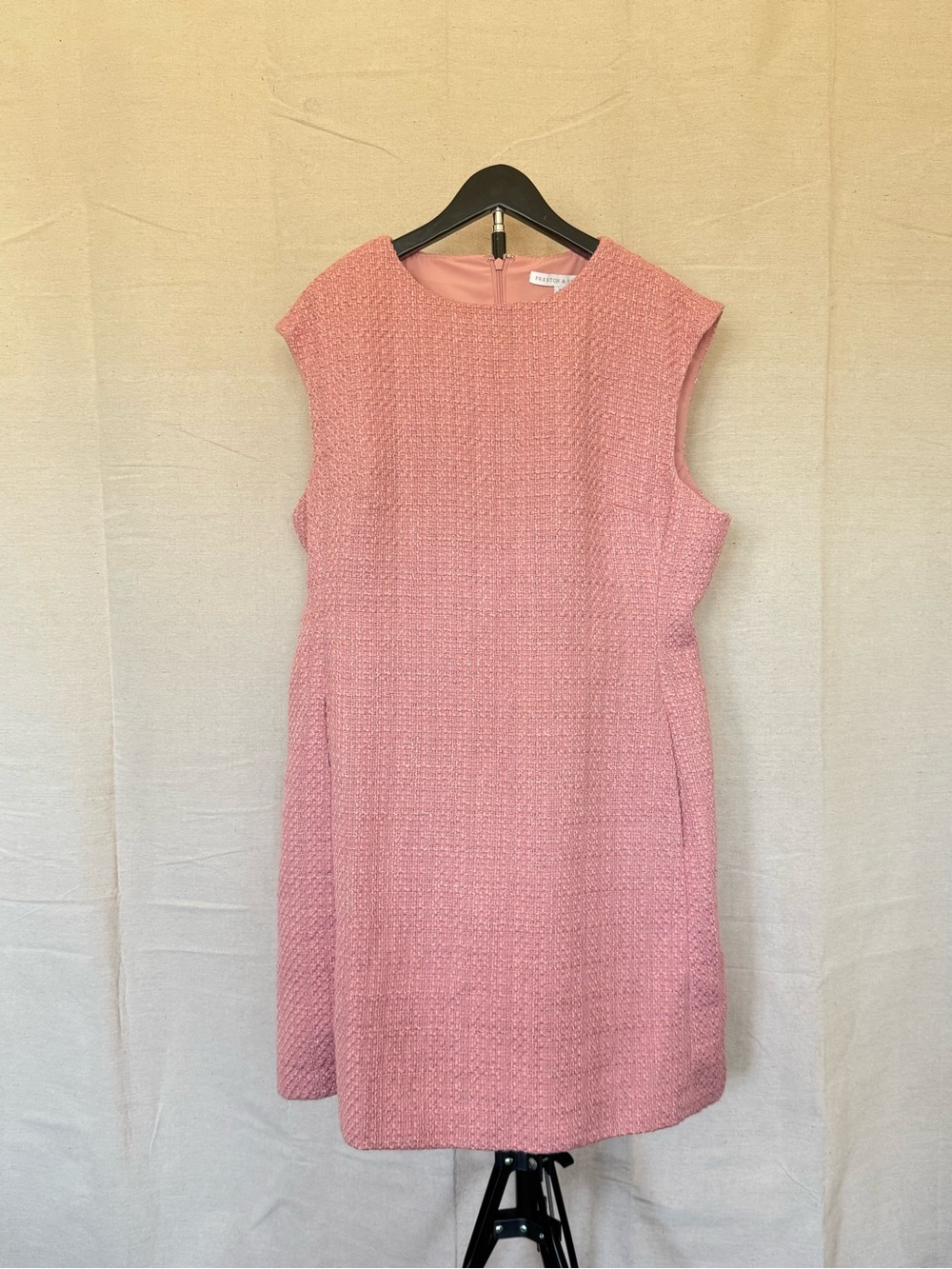 Preston & York Pink Textured Shift Dress
